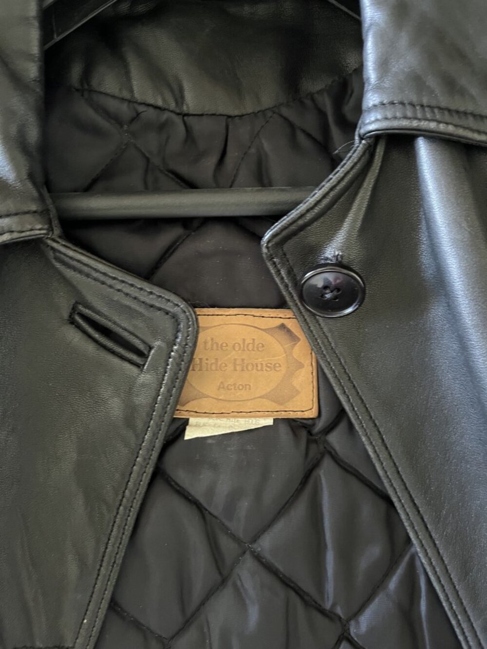 The Olde Hide House Vintage Leather Coat - Picture 2 of 2